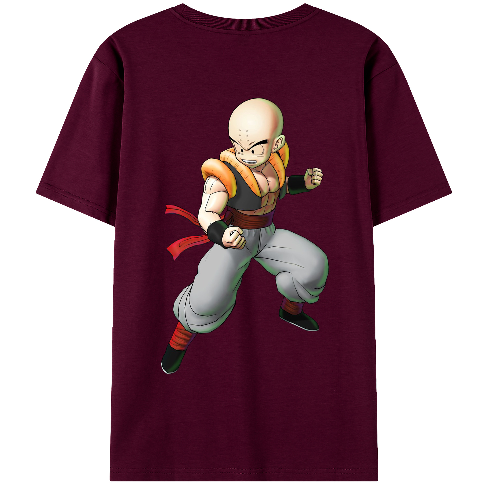 （画像用） ドラゴンボール クリリン DRAGON BALL krillin レディース半袖Tシャツ(バックプリント)